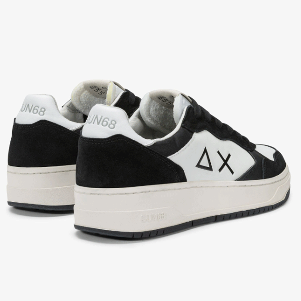 Scarpe Uomo Sun68 Sneakers Big Basket Colore Nero - Z35148
