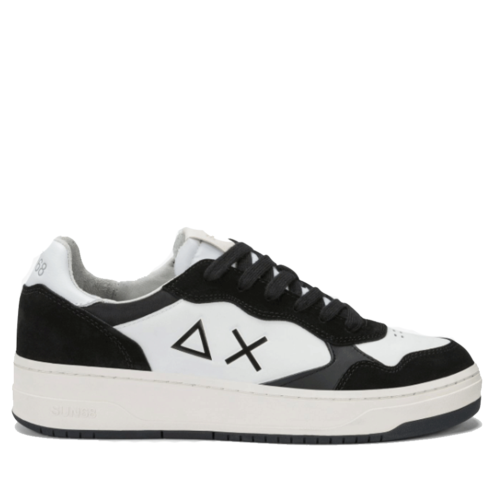 Scarpe Uomo Sun68 Sneakers Big Basket Colore Nero - Z35148