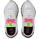 Scarpe Donna Sun68 Sneakers Ally Solid Nylon Colore Bianco - Fuxia - Z35201