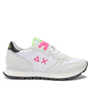 Scarpe Donna Sun68 Sneakers Ally Solid Nylon Colore Bianco - Fuxia - Z35201