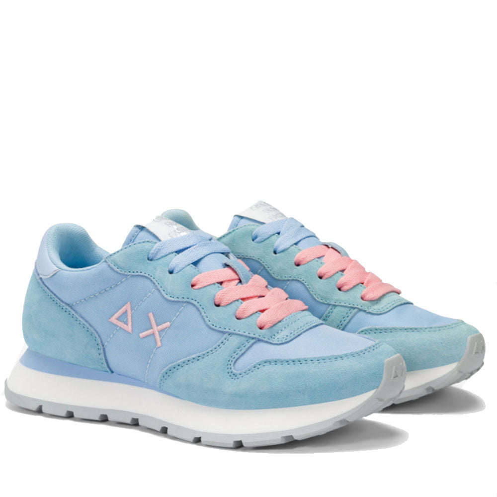 Scarpe Donna Sun68 Sneakers Ally Solid Nylon Colore Azzurro - Z35201