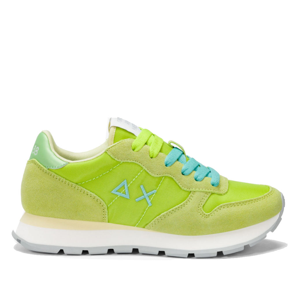 Scarpe Donna Sun68 Sneakers Ally Solid Nylon Colore Lime - Z35201