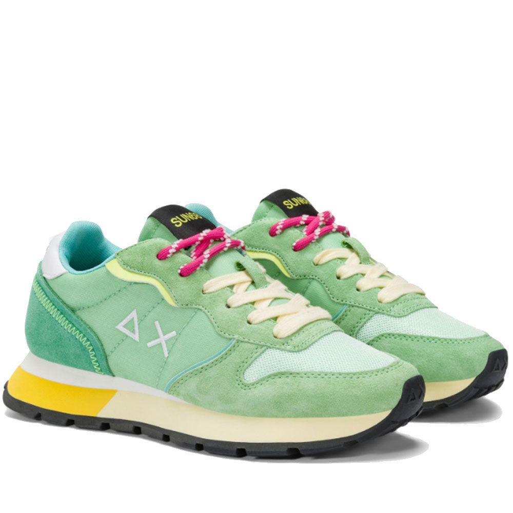 Scarpe Donna Sun68 Sneakers Ally Color Explosion Verde Menta - Z35204