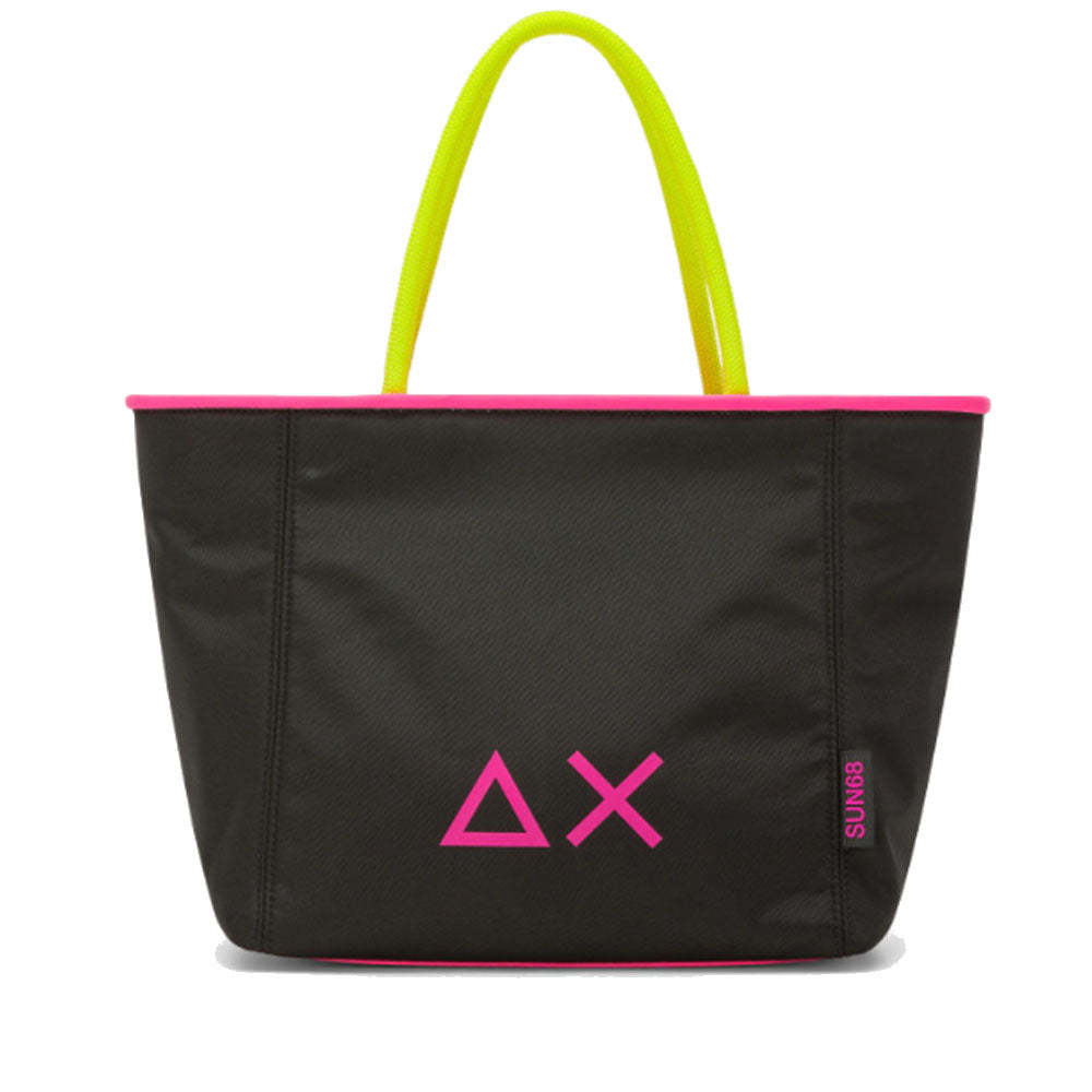 Borsa a Mano Small SUN68 linea Jacqueline in Nylon colore Nero