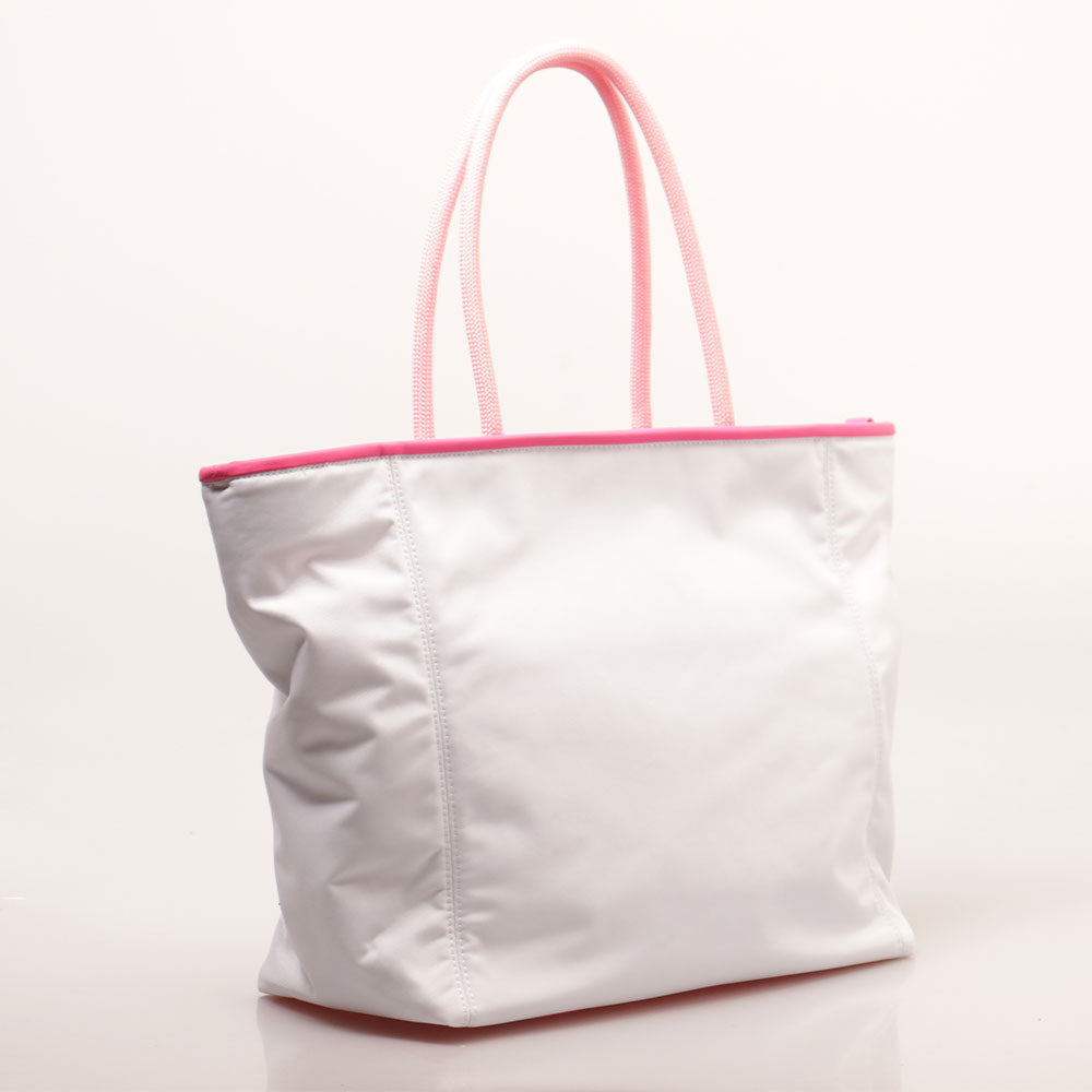 Borsa a Mano Media SUN68 linea Jacqueline in Nylon colore Bianco