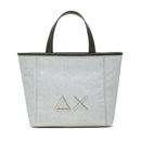 Shopping Bag XS SUN68 linea Jacqueline Glitter Argento - Z35266
