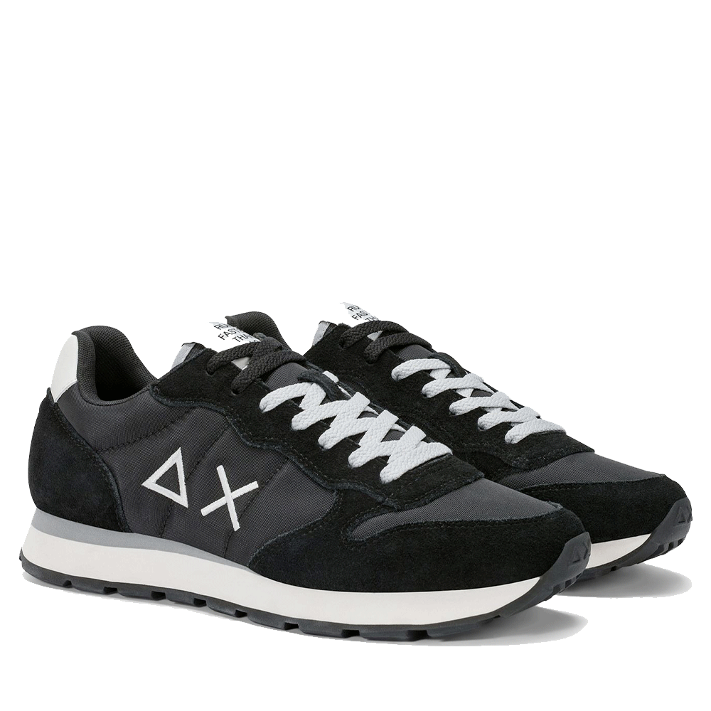 Scarpe Uomo Sun68 Sneakers Tom Solid Nero - Z36101