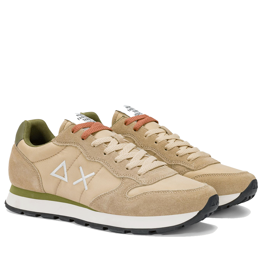 Scarpe Uomo Sun68 Sneakers Tom Solid Beige - Z36101