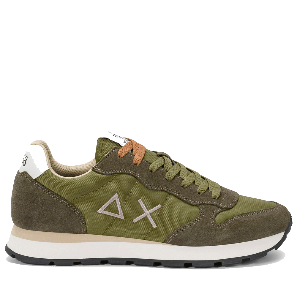 Scarpe Uomo Sun68 Sneakers Tom Solid Militare - Z36101