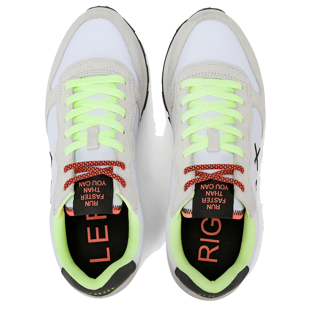 Scarpe Uomo Sun68 Sneakers Tom Fluo Bianco - Z36102