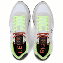 Scarpe Uomo Sun68 Sneakers Tom Fluo Bianco - Z36102
