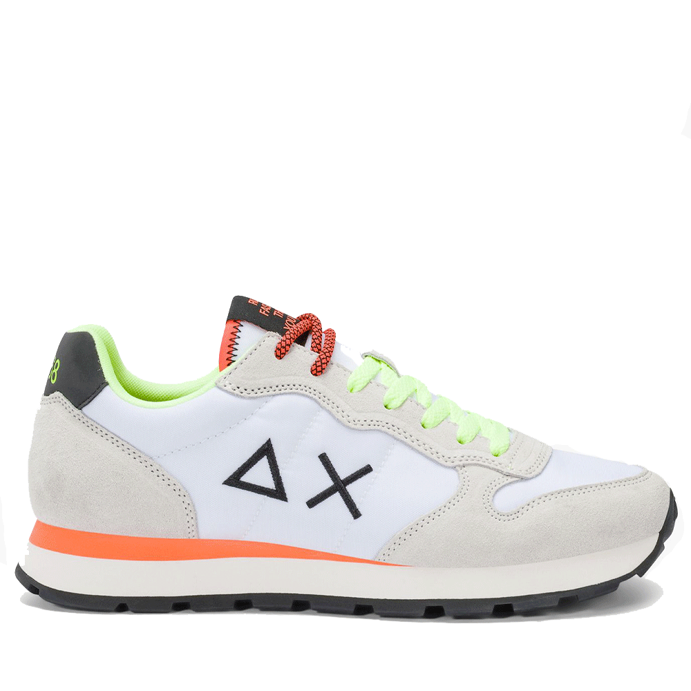 Scarpe Uomo Sun68 Sneakers Tom Fluo Bianco Z36102 Cuoieriashop scarpe-uomo-sun68-sneakers-tom-fluo-bianco-z36102-cuoieriashop