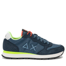 Scarpe Uomo Sun68 Sneakers Tom Fluo Navy Blue - Z36102