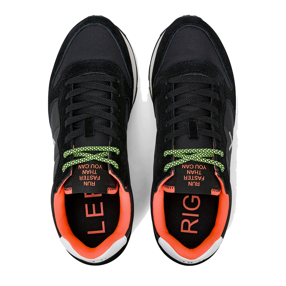 Scarpe Uomo Sun68 Sneakers Tom Fluo Nero - Z36102