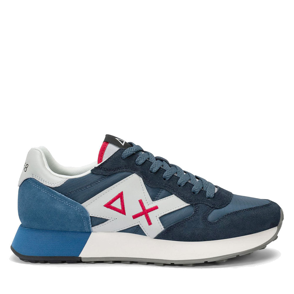 Scarpe Uomo Sun68 Sneakers Jaki 2.0 Solid Navy Blue - Z36115