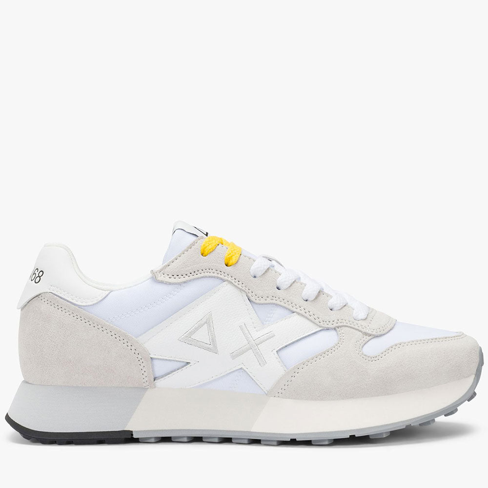 Scarpe Uomo Sun68 Sneakers Jaki 2.0 Bicolor Bianco - Bianco -Z36116