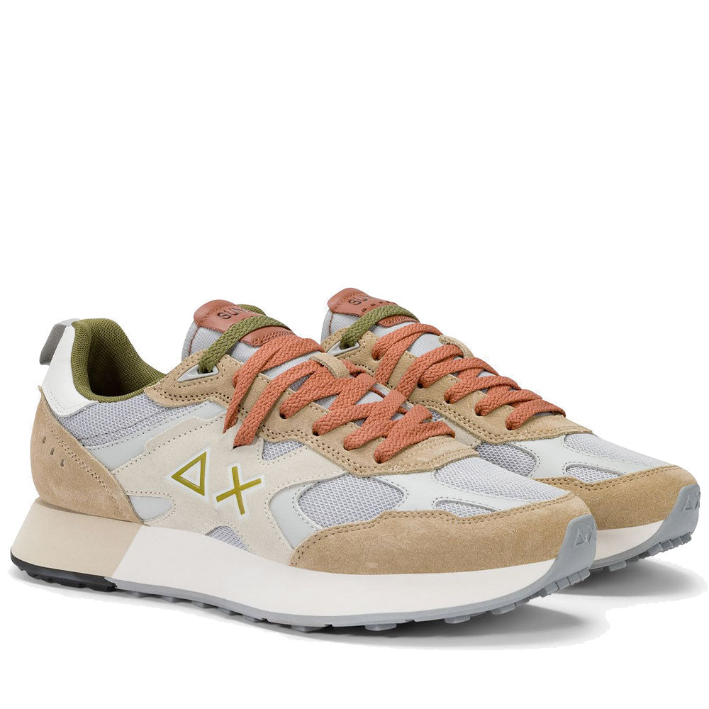 Scarpe Uomo Sun68 Sneakers Jaki Outdoor Colore Beige - Z36118