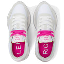 Scarpe Donna Sun68 Sneakers Ally Solid Bianco - Fuxia - Z36201