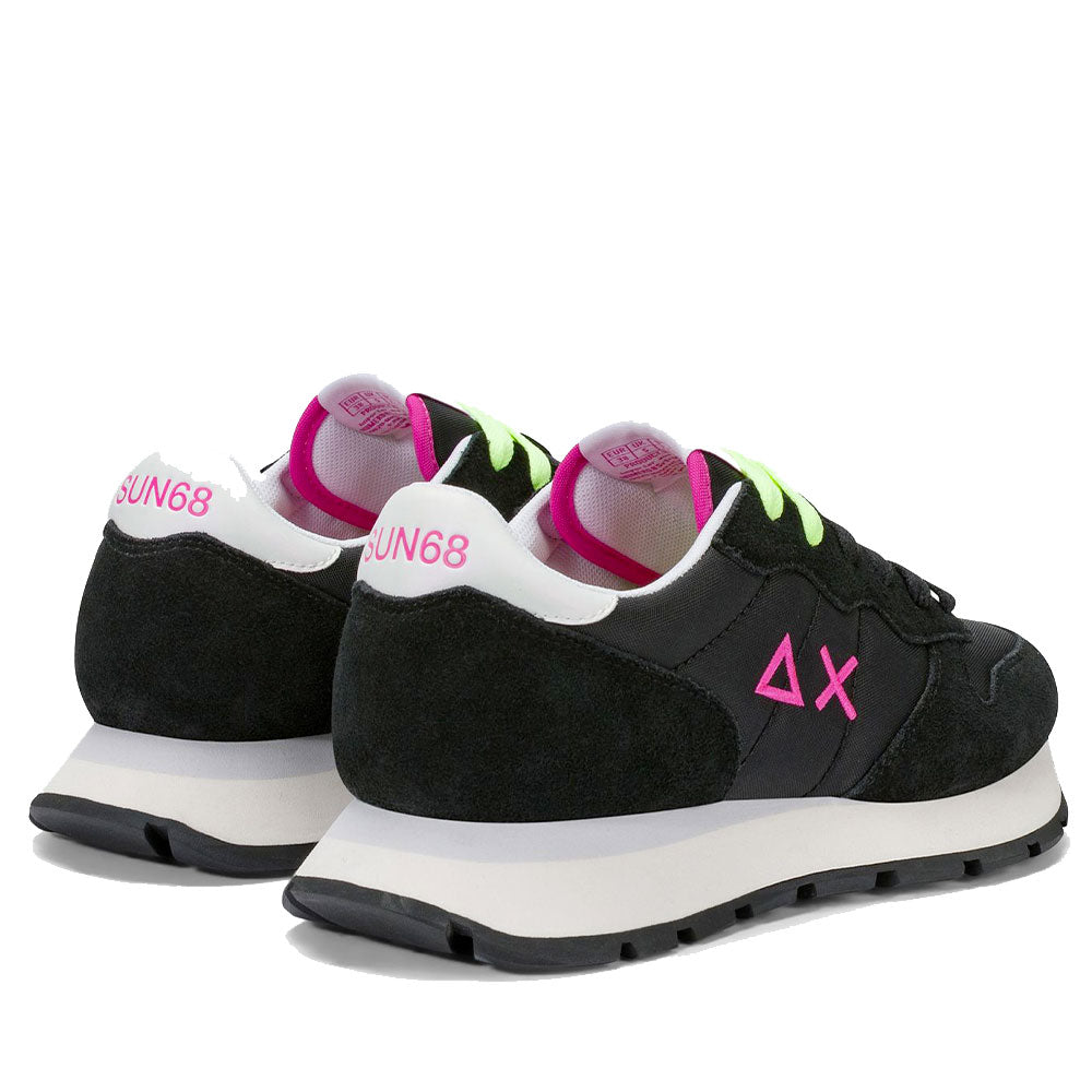 Scarpe Donna Sun68 Sneakers Ally Solid Nero - Fuxia - Z36201