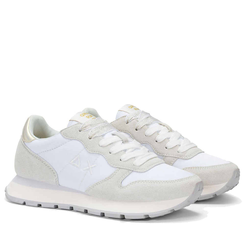 Scarpe Donna Sun68 Sneakers Ally Gold Silver Colore Bianco - Z36202