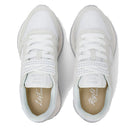 Scarpe Donna Sun68 Sneakers Ally Glitter Textile Colore Bianco - Z36203