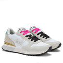Scarpe Donna Sun68 Sneakers Stargirl Glitter Logo Colore Bianco - Z36214