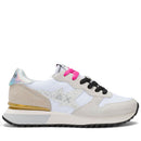 Scarpe Donna Sun68 Sneakers Stargirl Glitter Logo Colore Bianco - Z36214