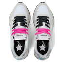 Scarpe Donna Sun68 Sneakers Stargirl Glitter Logo Colore Bianco - Z36214
