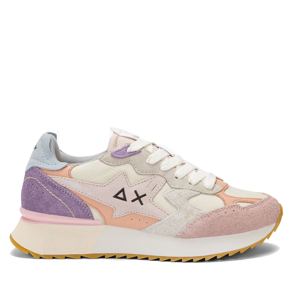 Scarpe Donna Sun68 Sneakers Stargirl Multicolor Option Bianco Panna - Z36215