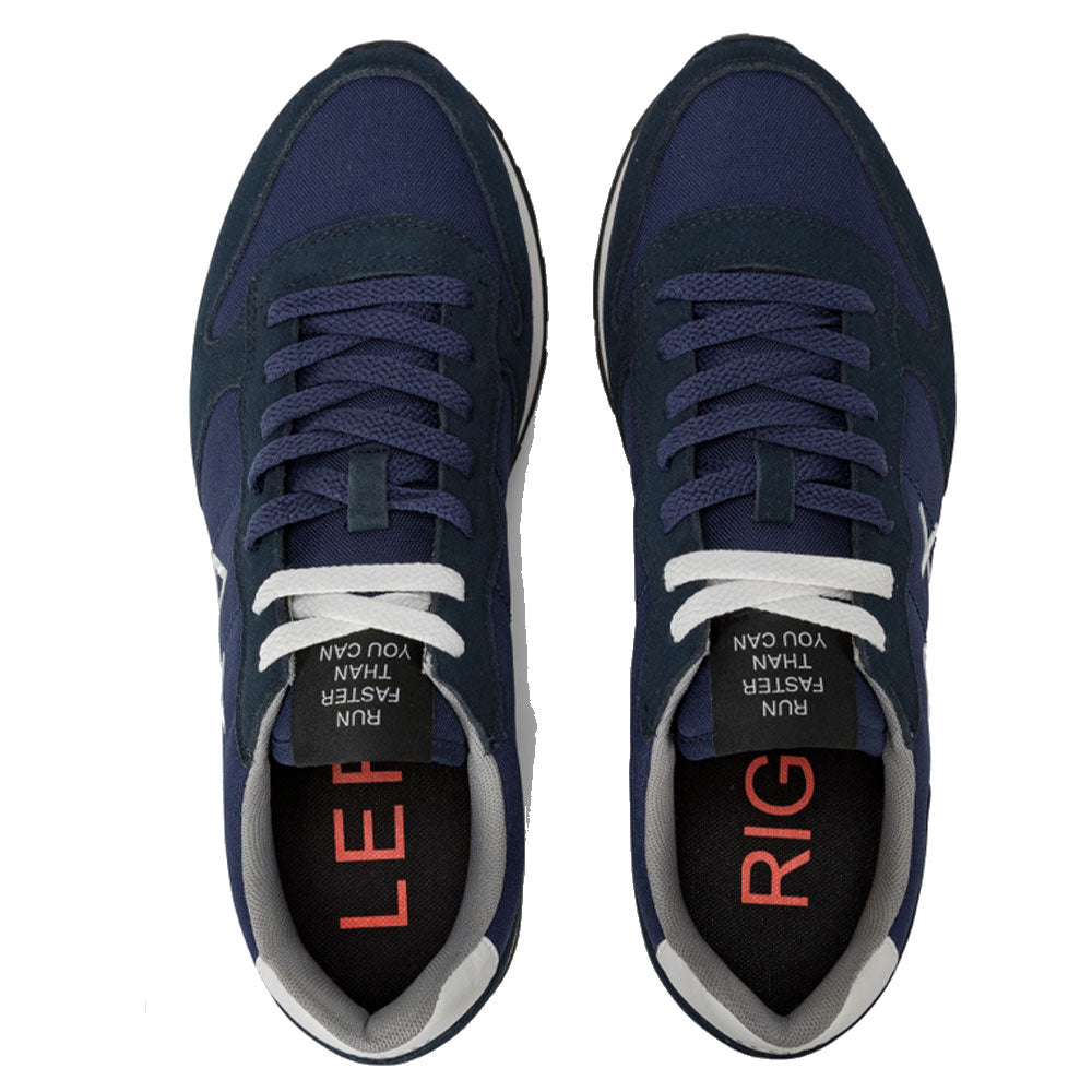 Scarpe Uomo Sun68 Sneakers Tom Solid Navy Blue - Z44101