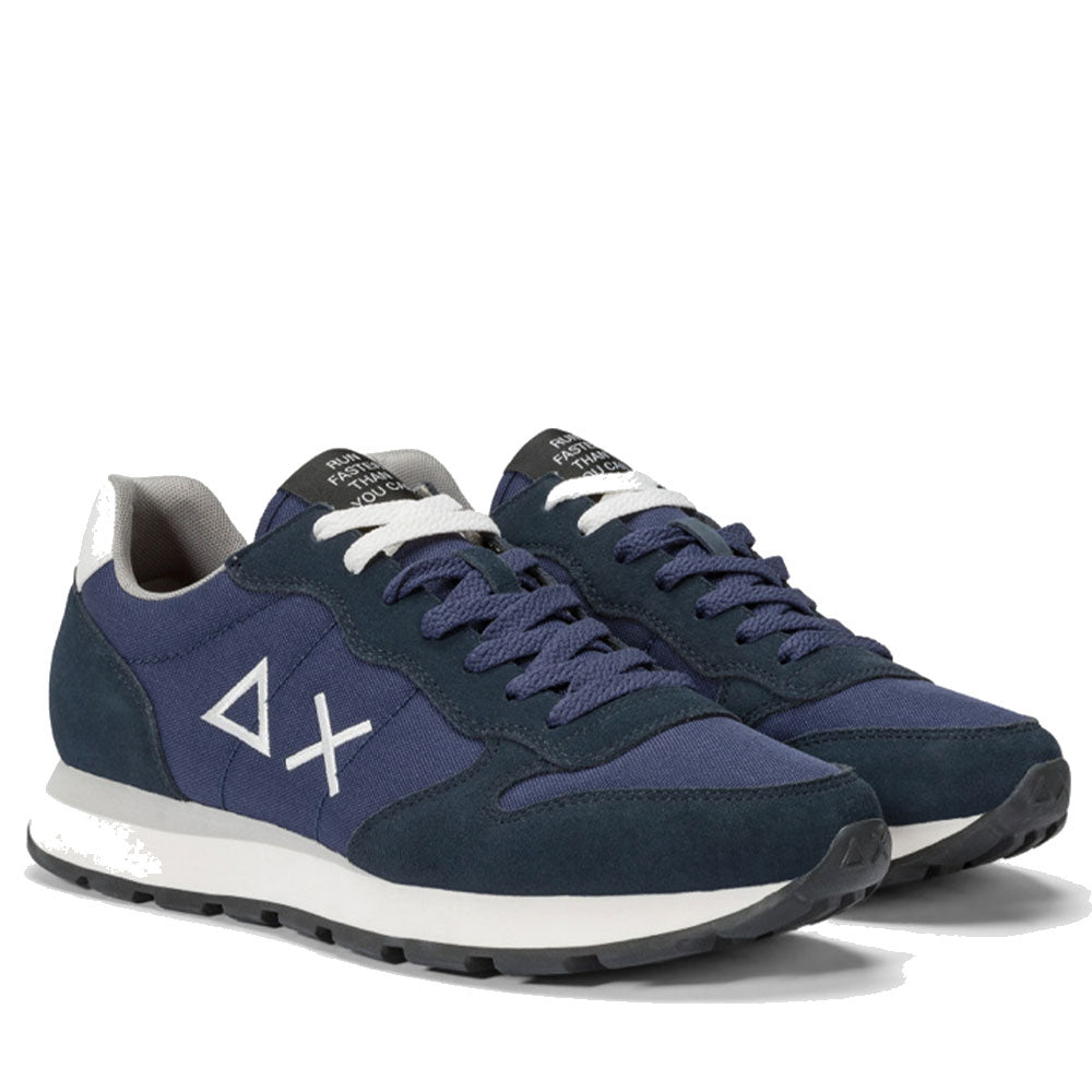 Scarpe Uomo Sun68 Sneakers Tom Solid Navy Blue - Z44101