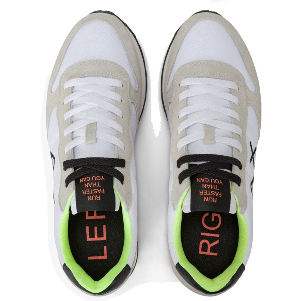 Scarpe Uomo Sun68 Sneakers Tom Fluo Bianco - Z44102