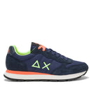 Scarpe Uomo Sun68 Sneakers Tom Fluo Navy Blue - Z44102