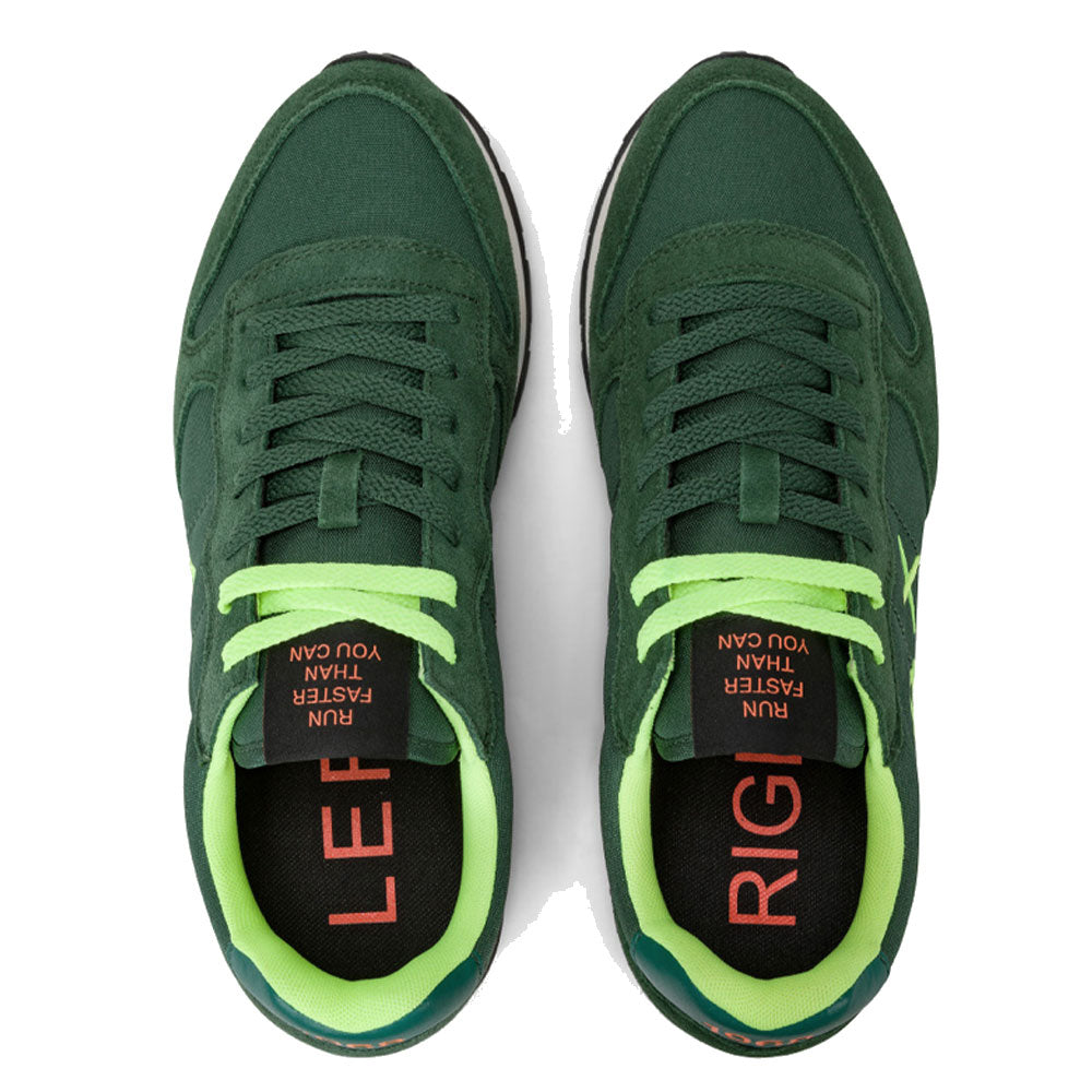 Sun68 Herrenschuhe Tom Fluo Sneakers Dunkelgrün - Z44102