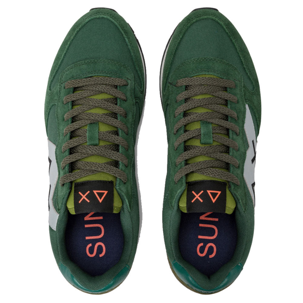 Scarpe Uomo Sun68 Sneakers Jaki Solid Verde Scuro - Z44113