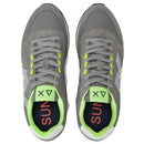 Scarpe Uomo Sun68 Sneakers Jaki Fluo Grigio Medio - Z44115