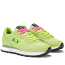 Sun68 Damenschuhe Ally Nylon Solid Sneakers Limettenfarbe - Z44201