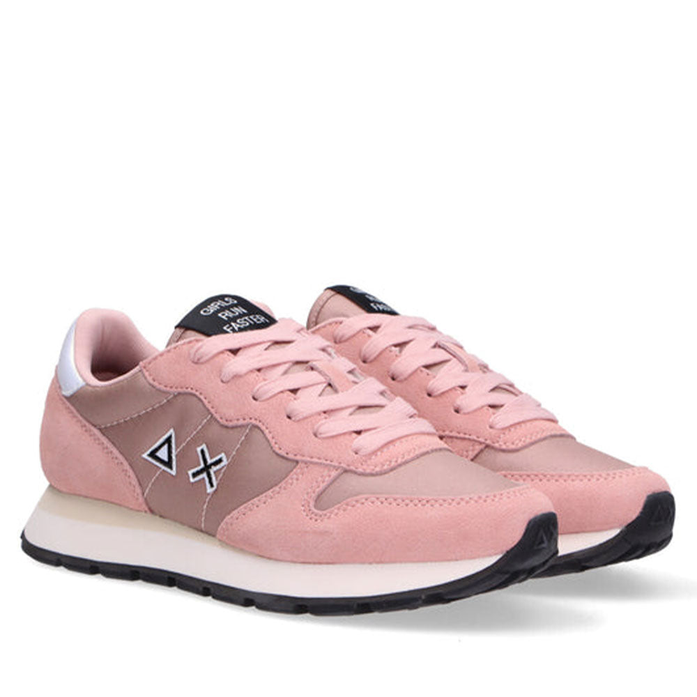 Scarpe Donna Sun68 Sneakers Ally Bright Nylon Colore Rosa - Z44203