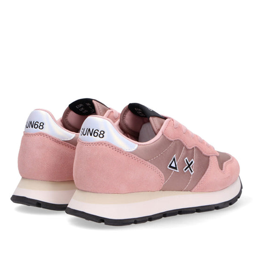 Scarpe Donna Sun68 Sneakers Ally Bright Nylon Colore Rosa - Z44203