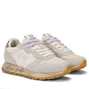 Women's SUN68 Ally Vintage Sneakers in Cream White - Z44207