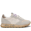Women's SUN68 Ally Vintage Sneakers in Cream White - Z44207