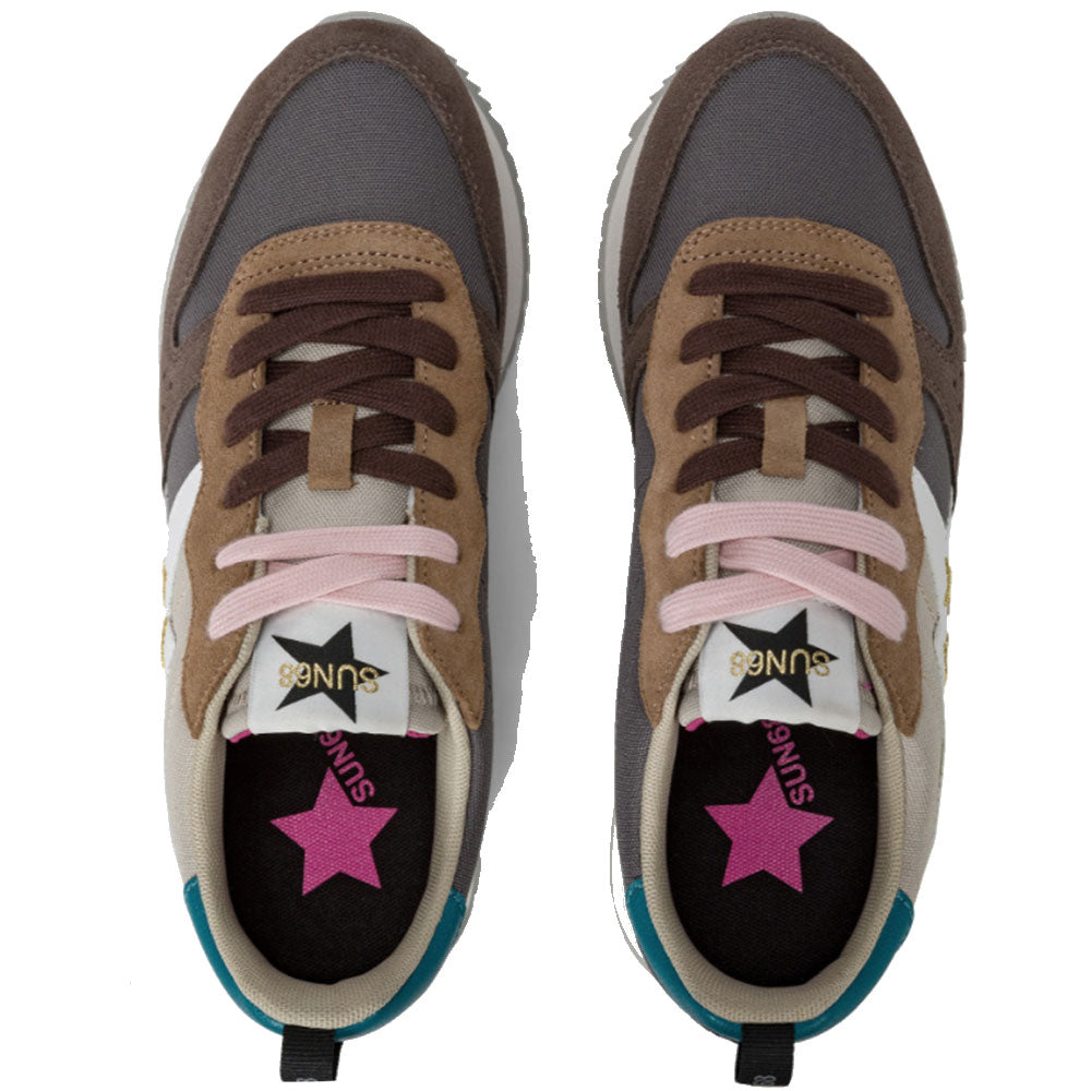 Scarpe Donna Sun68 Sneakers Stargirl Multicolor Colore Grigio Scuro - Z44209