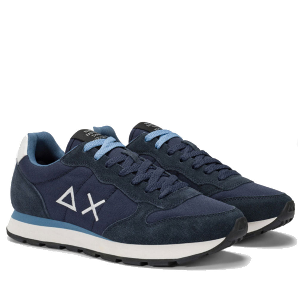 Scarpe Uomo Sun68 Sneakers Tom Solid Navy Blue - Z45101