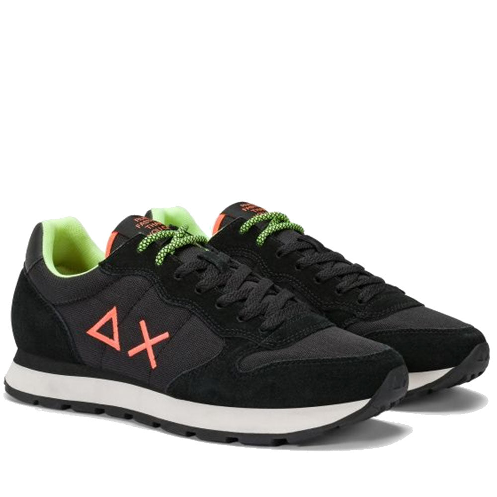 Scarpe Uomo Sun68 Sneakers Tom Fluo Nero - Z45102