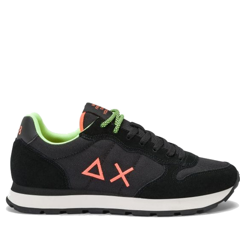 Scarpe Uomo Sun68 Sneakers Tom Fluo Nero - Z45102