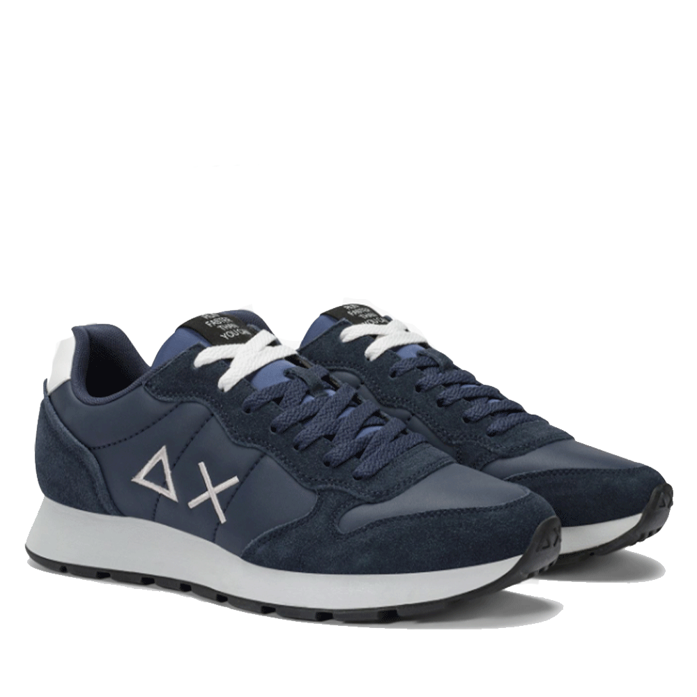 Scarpe Uomo Sun68 Sneakers Tom Classic Navy Blue - Z45103
