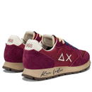 Men's Burgundy Sneakers SUN68 Tom Vintage - Z45105