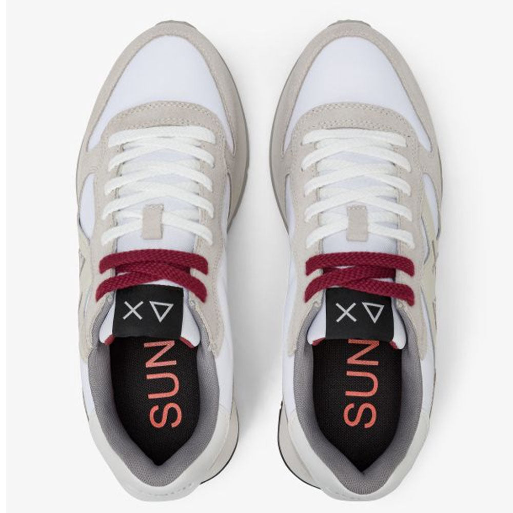 Scarpe Uomo Sun68 Sneakers Jaki Bicolor Bianco - Z45114