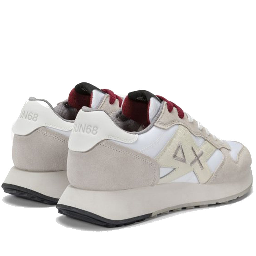 Scarpe Uomo Sun68 Sneakers Jaki Bicolor Bianco - Z45114