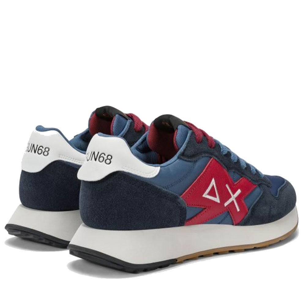 Scarpe Uomo Sun68 Sneakers Jaki Bicolor Navy Blue - Z45114